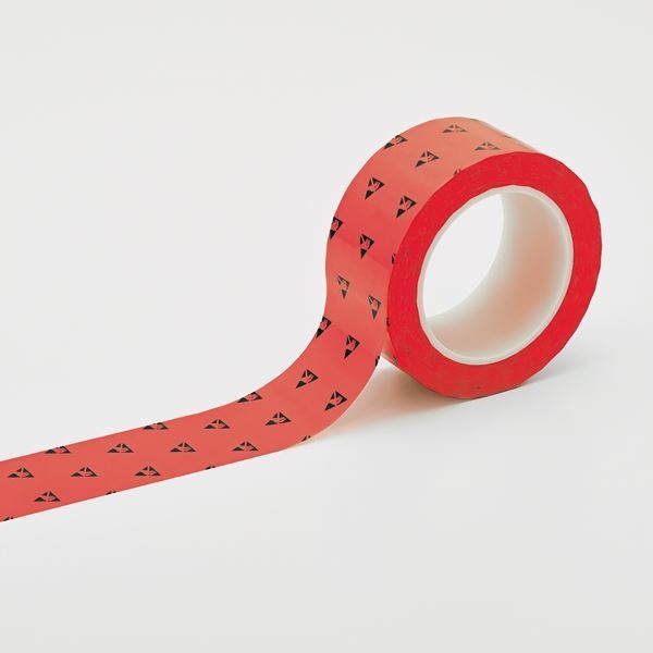 クリーンルーム用ラインテープ（帯電防止タイプ） HCPAS-50R カラー：赤 50mm幅