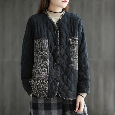 カーディガン羽織りジャケットレディース無地チュニック秋キルティングジャケットショート30%までに制限