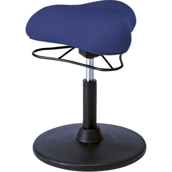 カウンターチェア 幅41cm LOWタイプ ブルー スチール 座面360度回転 昇降式 プロポーションスツール リビング ダイニング