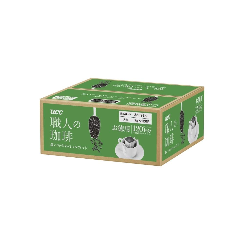 【Amazon.co.jp限定】UCC 職人の珈琲 ドリップコーヒー 深いコクのスペシャルブレンド 120杯 7グラム (x 120)