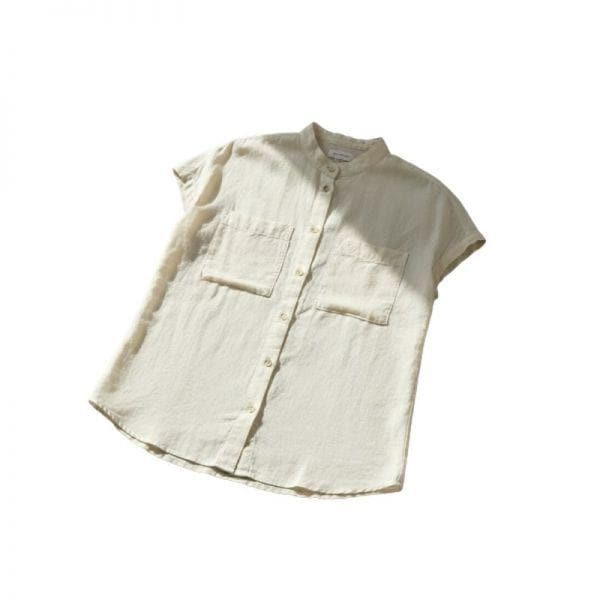 FJALLRAVEN 26SS 女性 オビック ヘンプ 半袖シャツ (14600160113) (Ovik Hemp Shirt SS W)