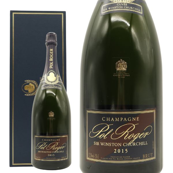 【大型】ポル ロジェキュヴェ サー ウィンストン チャーチルヴィンテージ[2015]年 大型マグナム1500ml 豪華ギフト箱入り 47,664円