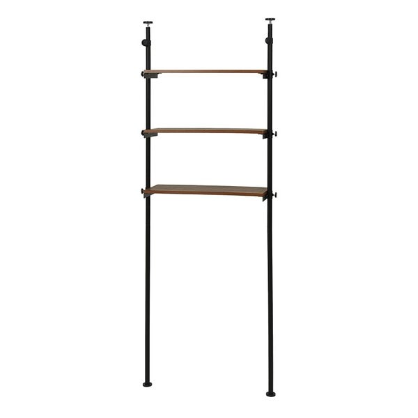 突っ張り洗濯機ラック ブラウン・幅70×奥行24×高さ187264cm KTR-3153BR 6,617円