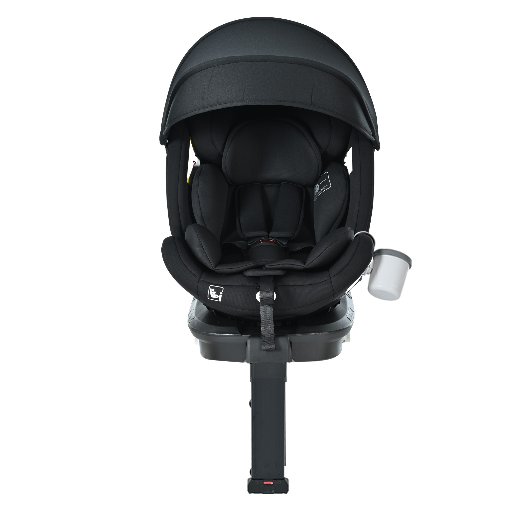 【国内発送Ｍ】1736【ドリンクホルダー追加】【サーポットレッグ】チャイルドシート 新生児 ISOFIX 0歳～12歳 360度回転式 40～150cm ジュニアシート 調節可能 洗える 超広いキャノ