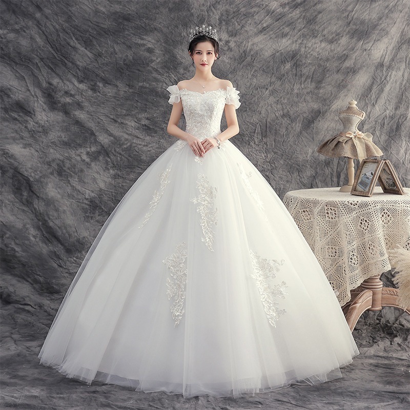 パーティードレス【高.品.質】新作 ウェディングドレス 白 花嫁 結婚式 ドレス 結婚式 お呼ばれロングドレス 二次会 ドレス 花嫁 白ドレス 6,565円