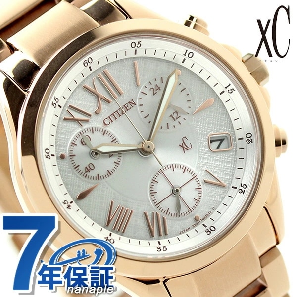 シチズン クロスシー CITIZEN xC エコドライブ 時計 クロノグラフ レディース 腕時計 F