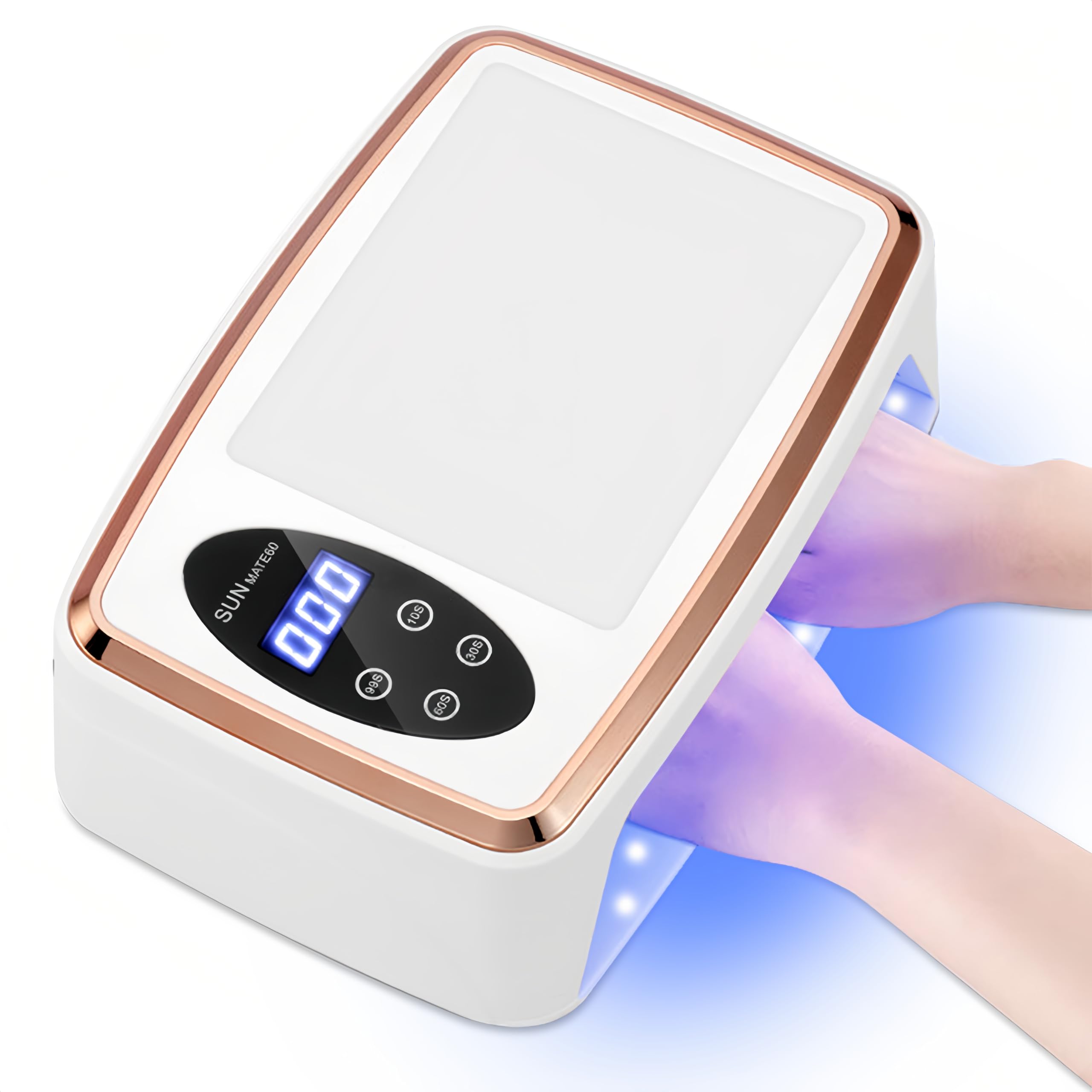 【2025最新ジェルネイル ライト】NUYOLEITY ネイルライト LED UVライト レジン用 全ジェル対応 380W硬化ライト PU手枕付き ジェルネイルライト 4階段タイマー 90LEDs 高 4,720円