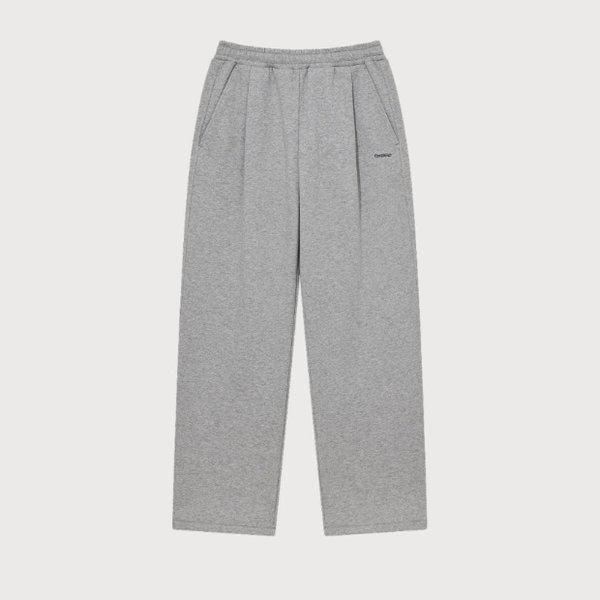 パンツ JQS CO2503PT04-MG セミワイド スモールロゴ 裏起毛 スウェットパンツ メランジグレー