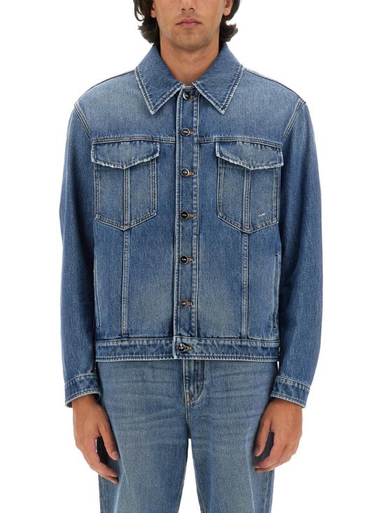 FENDI Men Jacket FW1027 AS02F0RBB BLUE