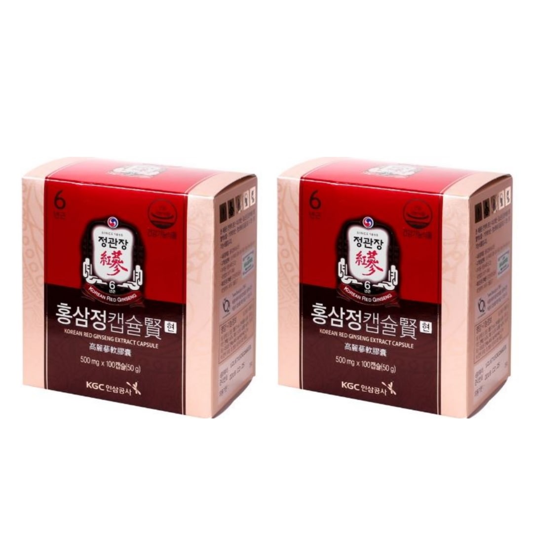 1+1 ホンサムジョンカプセル県500mg 100EA 2個