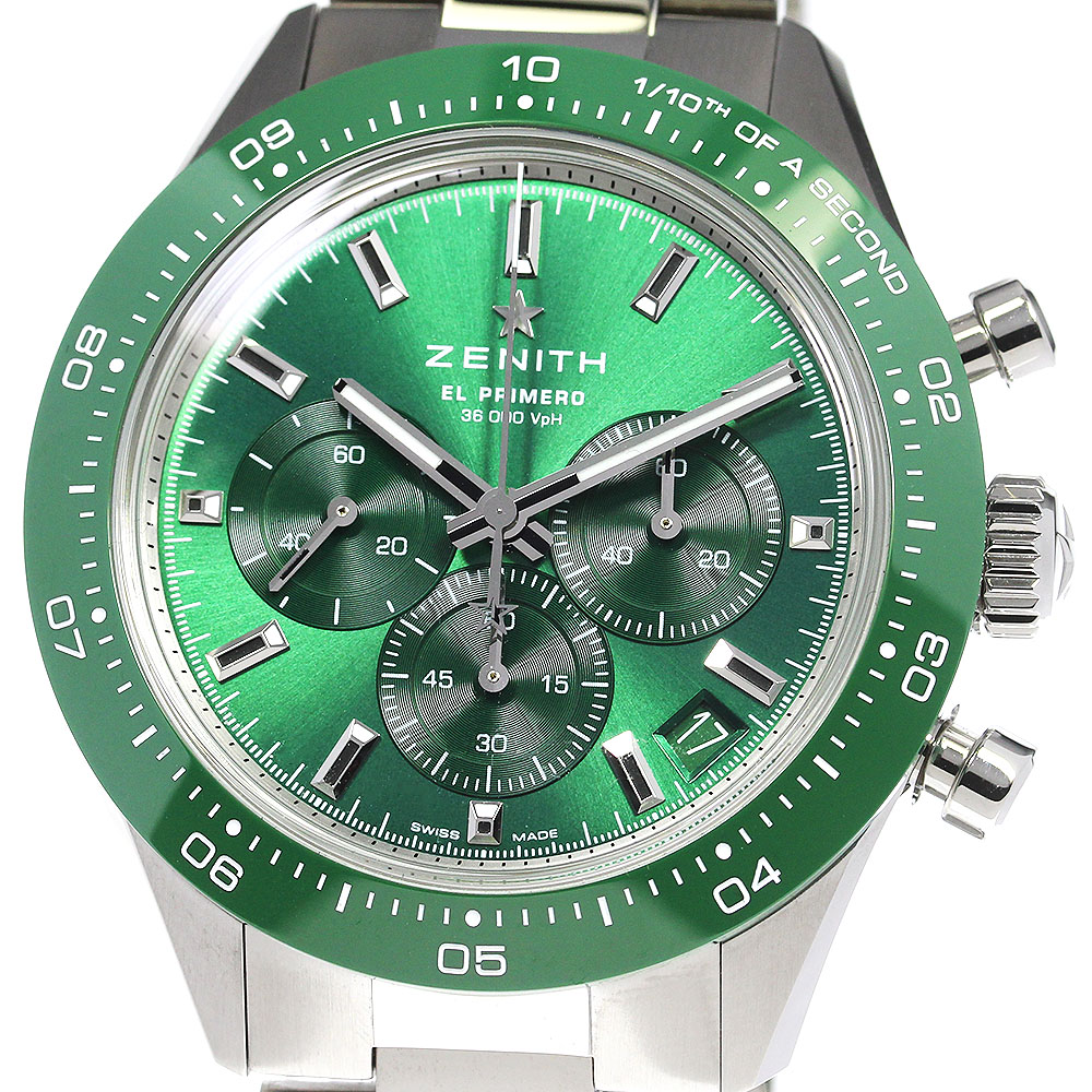 ゼニス ZENITH 03.3107.3600/56.M3100 クロノマスター YOSHIDA SPECIAL EDITION 自動巻き メンズ 極美品 箱保証書付き_801202【中古】