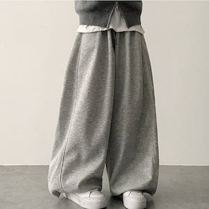 ハンデス chuclla パンツ ボタンディテール ワイドスラックス chw25s045