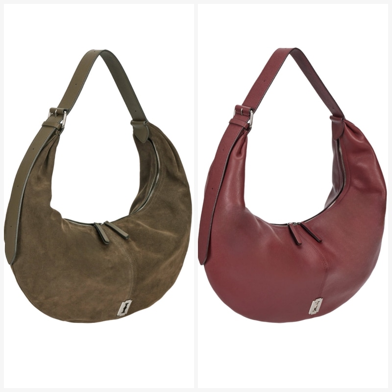 【VUNQUE】HALFMOON BAGGY SUEDE HOBO L : 2COLORS