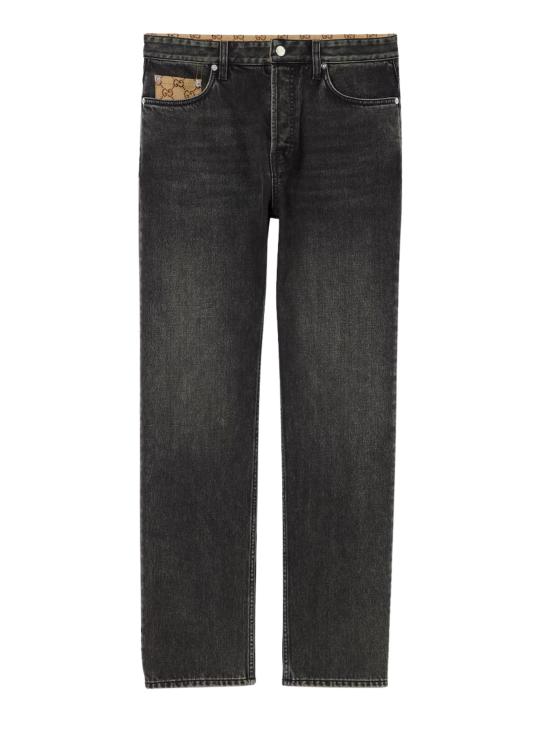 GUCCI Men Denim Pants 852359 XDDE51000 Black