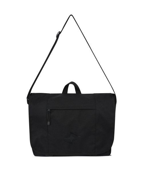 Sharp Logo Messenger Bag (Black)