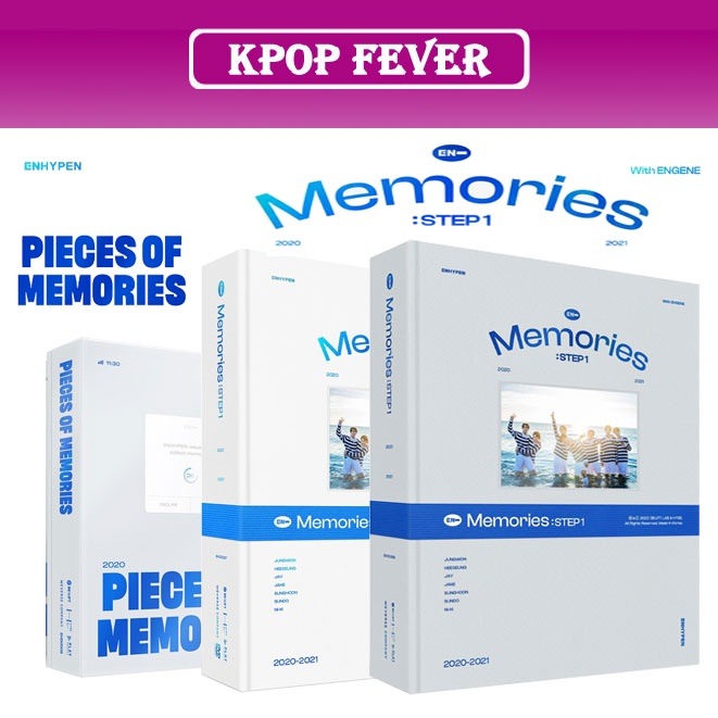 ENHYPEN [PIECES OF MEMORIES & MEMORIES STEP 1] DVD