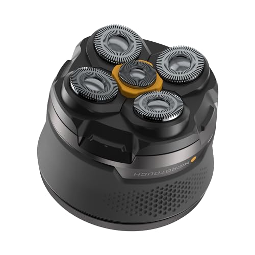 Microtouch チタン電動ヘッドシェーバー - 充電式ヘッド&フェイスシェーバー 男性用 コー