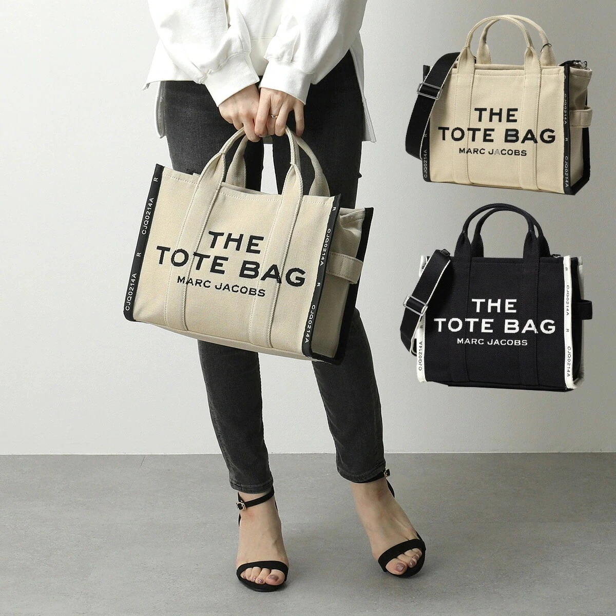 MARC JACOBS マークジェイコブス トートバッグM0017027 レディース ジャカード ショルダーバッグ 鞄 カラー2色