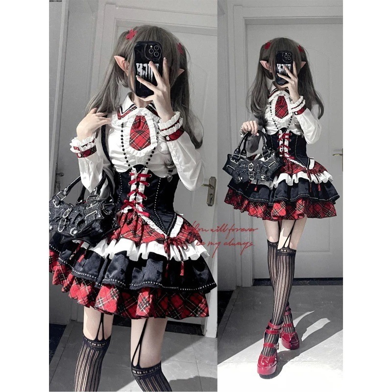 ロリータ セクシーかわいいコスプレハロウィン衣装 成人式女性ワンピースミニスカート制服 Jkセット プリンセスドレスロールプレイングロリ ータロリータクラ風お 嬢様重工ロングドレ