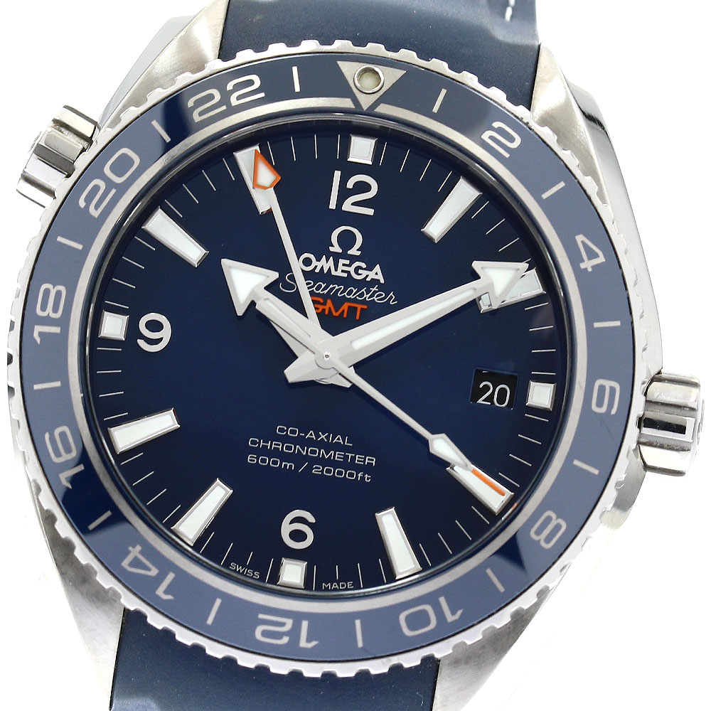 オメガ OMEGA 232.92.44.22.03.001 シーマスター プラネットオーシャン600M デイト GMT 自動巻き メンズ _877843【中古】 289,575円