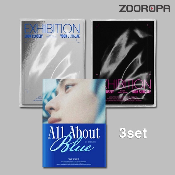 [3종세트] 육성재 YOOK SUNGJAE All About Blue EXHIBITION Look Closely