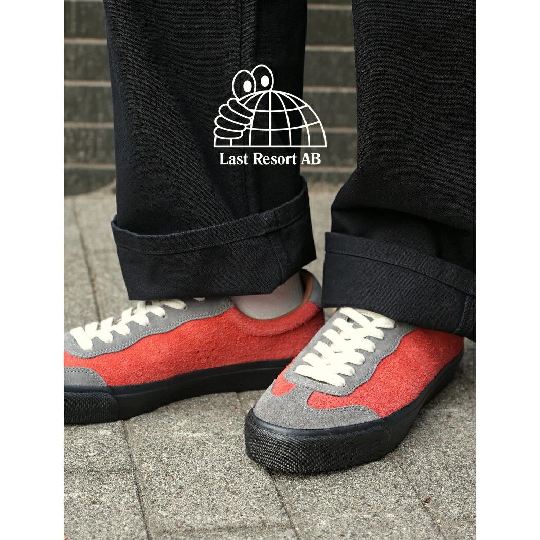 LAST RESORT AB ラストリゾート エービー VM004 スニーカー MILIC SUEDE RED CLAY GREY BLACK ( メンズ レディース オレンジ スエード VM004R