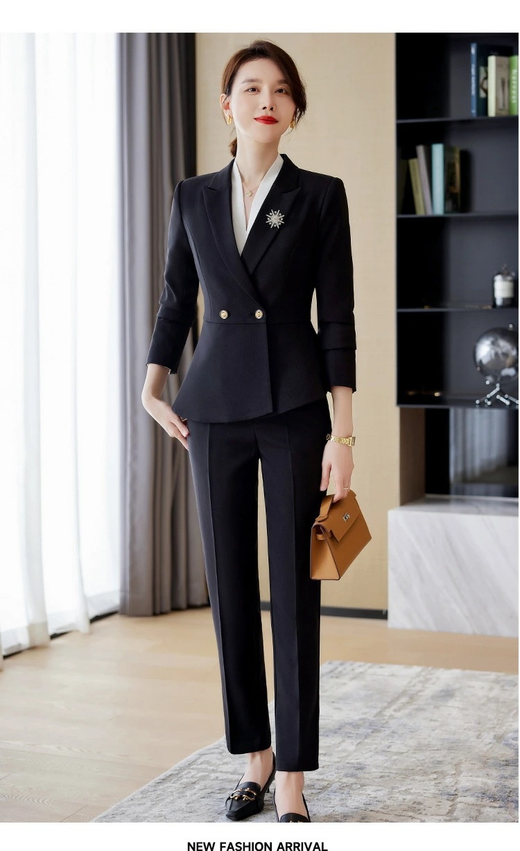 スーツセットアップ 女性 秋冬 新作 ファッション 質感 高級 ビジネス 職業服 美容師