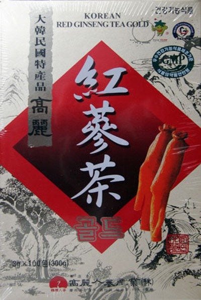 高麗紅参茶　100包　(紙箱)　X5個　1個当たり2,160円(税込)