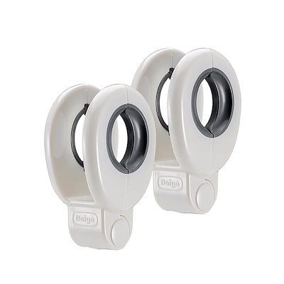 他サイト： ダイヤ (Daiya) フランドリー FLaundry 物干し しっかり竿ストッパーW 強風対策 物干し竿の横ズレ・縦ズレ・落下防止 丈夫 058108の商品画像