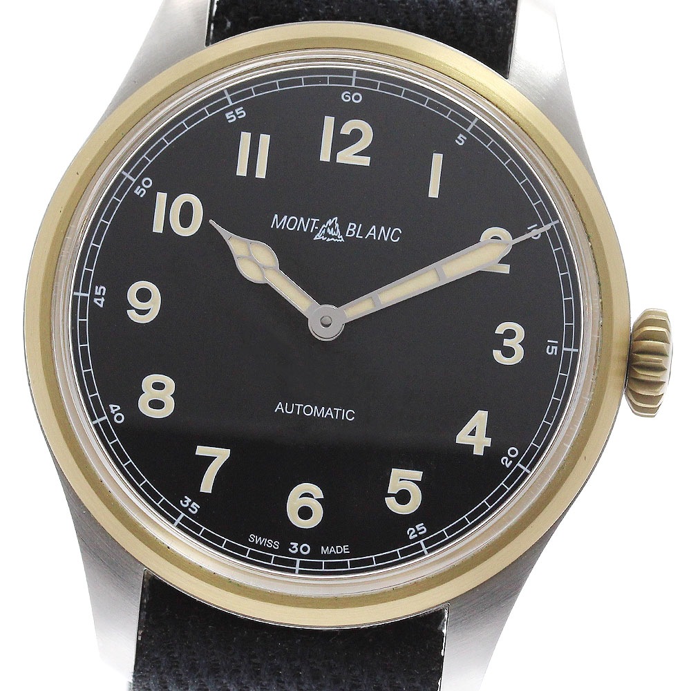 モンブラン MONTBLANC 116241 1858 自動巻き メンズ 美品 保証書付き_959552【中古】