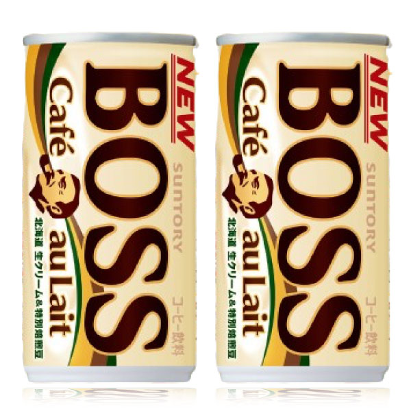 「60本」ボス　カフェオレ　缶　185g　30本　2箱　サントリー　BOSS