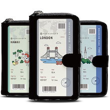アイフォンxs max xr xsケース韓国飛行機チケットマルチ財布 iphone xr case