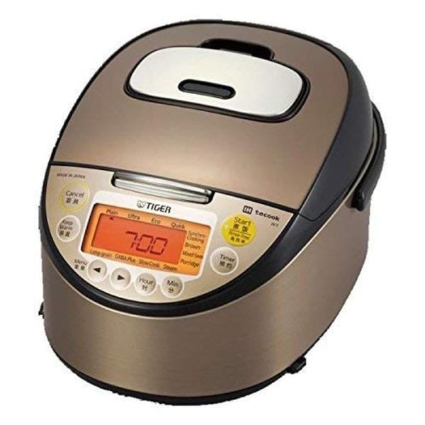 TIGER　海外向け IH炊飯器 JKT-S10W W銅５層遠赤特厚釜 5.5CUP 220V仕様 日本製【日本/中国のみ保証付き】/ 商品外箱に剥がれ痕や痛みがありご了承ください