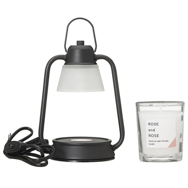 【セット】ウォーマーランプミニ ブラック + 香るキャンドル セット 5,412円