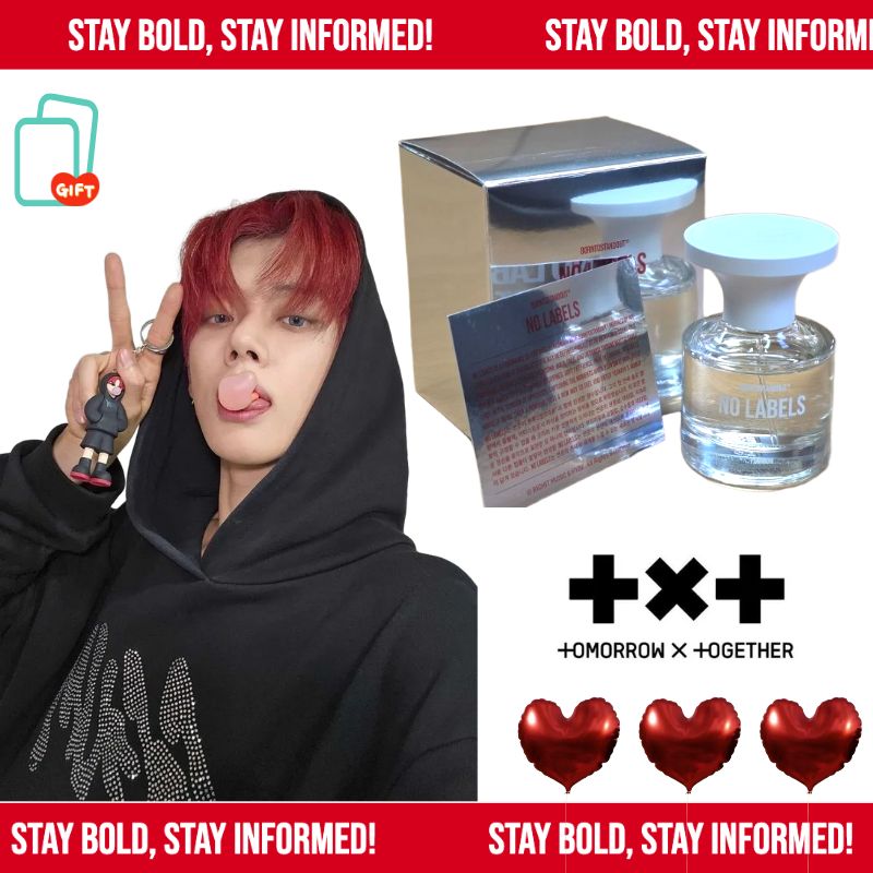 【TXT ヨンジュン コラボ】BORN TO STAND OUT NO LABELS パフューム 30mlノーレイベルズ 香水 (+当社限定のフォトカード)