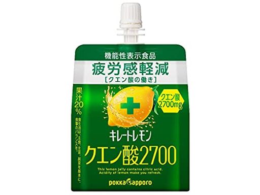 ポッカサッポロ クエン酸2700ゼリー165G×30個