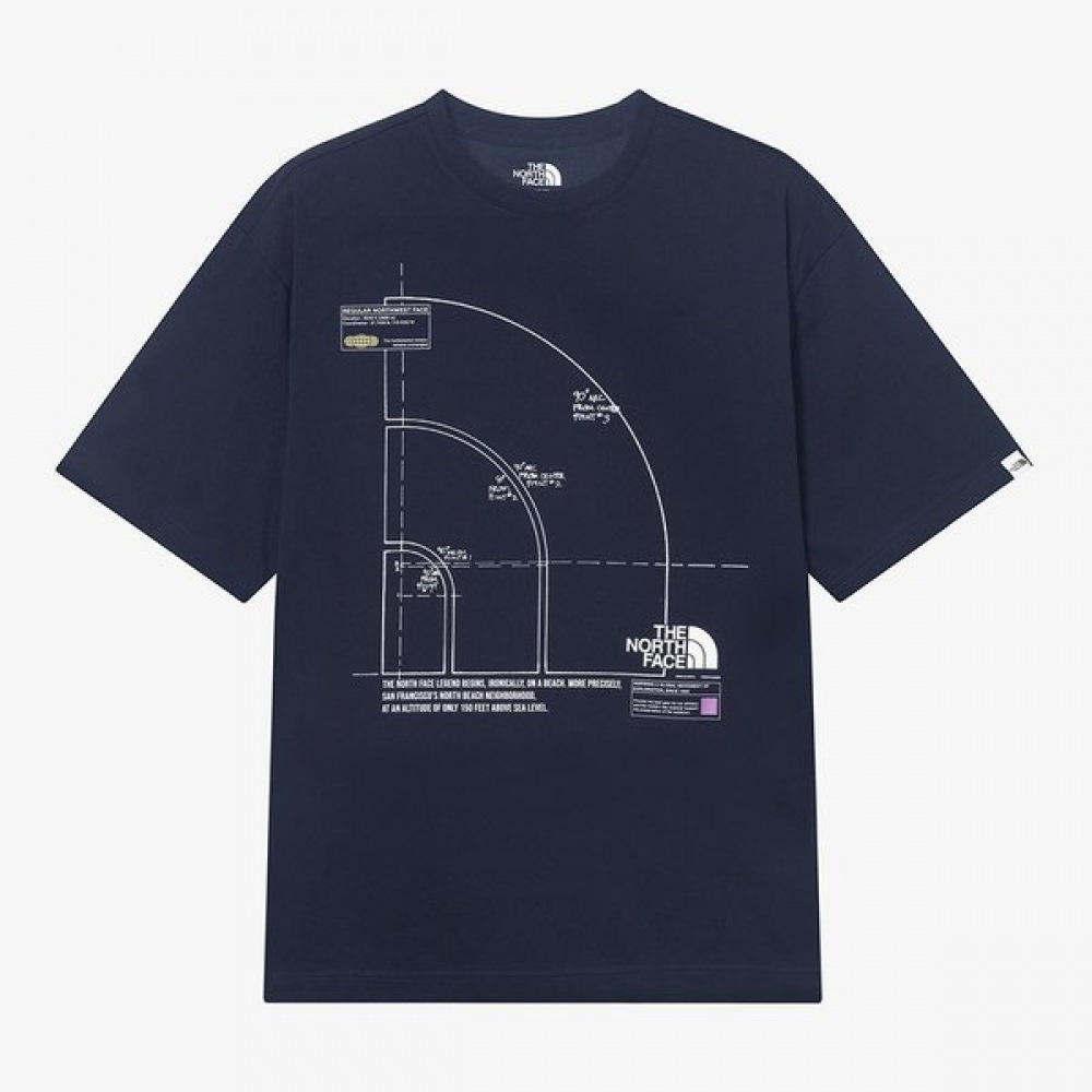 [ノースフェイス公式] NT7UR11L ホワイトレーベルドームロゴ半袖ラウンドTシャツ_ダークネイビー 7,235円