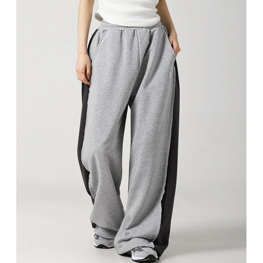 AVANDRESS サイモンサイドカラーパンツダークグレー