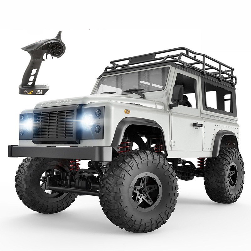 ラジコン ラジコンカー オフロード 4WD 操作時間100分 1/12スケール LED付き 四輪駆動 2.4GHz 車両モデル 男の子 プレゼント M