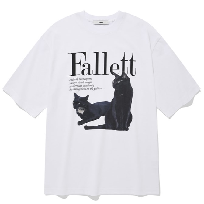 DEUX NERO 半袖Tシャツ ［WHITE］ 韓国ファッション 【正規品】