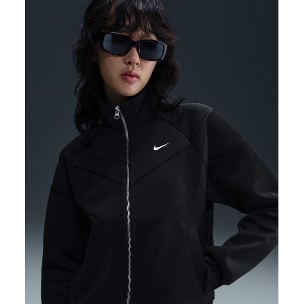 ナイキスポーツウェアウィンドランナーニットジャケット W-ブラック:ホワイト/ HJ0976-010