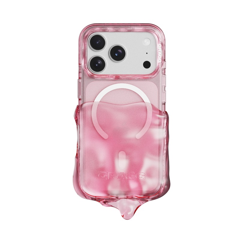 【GRAGG】 MAGSAFE DOUBLE LAYERS CASE - CLEAR PINK 正規品