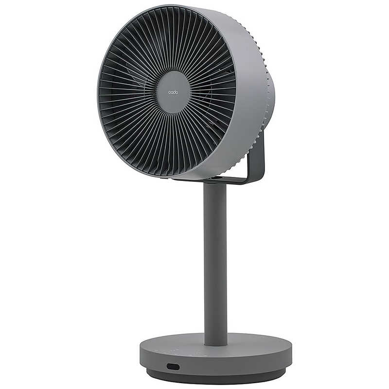 カドー　サーキュレーター扇風機 DCモーター搭載 (省エネタイプ) 自動首振り機能あり 除菌 リモコン付き クールグレー　STR-1800F-CG