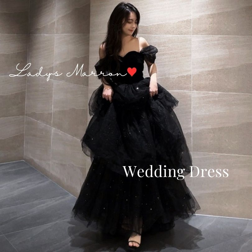 2点購入で200円割引期間限定オファー セール前撮り ドレス 黒 ウェディングドレス ウエディングドレス カラードレス 演奏会 ドレス 大人 ピアノ 発表会 ピアノ発表会ドレス 大人 イブニングドレス
