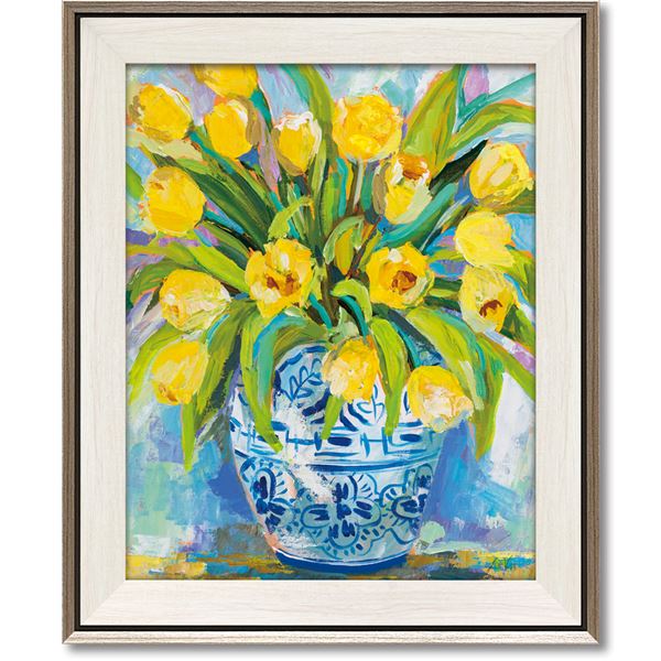 ユーパワー ジャネット/ヴェルテンテス Gel加工アートフレーム 「ジンジャー ジャー チューリップ」