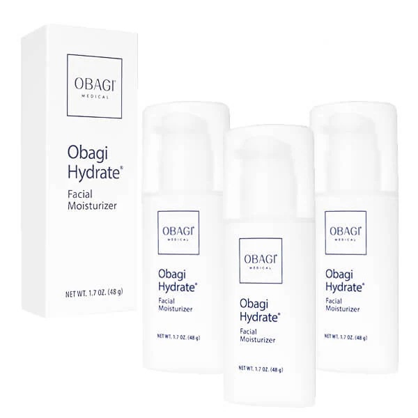 オバジ ハイドレート フェイシャルモイスチャライザー 48g 3本 Obagi Medical Hydrate 顔用保湿化粧品 海外発送 ヤマト国際便発送