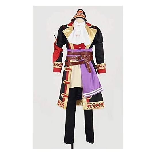 ドラゴンクエストXI（ドラクエ11）カミュ 海賊王 帽子付き コスプレ衣装