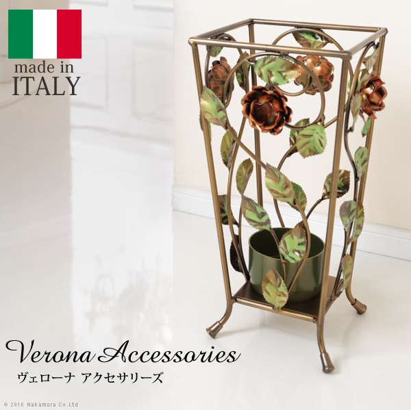 イタリア 家具 ヴェローナアクセサリーズ アイアン傘立て 傘たて 輸入家具 アンティーク風雑貨 おしゃれ 高級感 エレガント ロートアイアン 11,177円