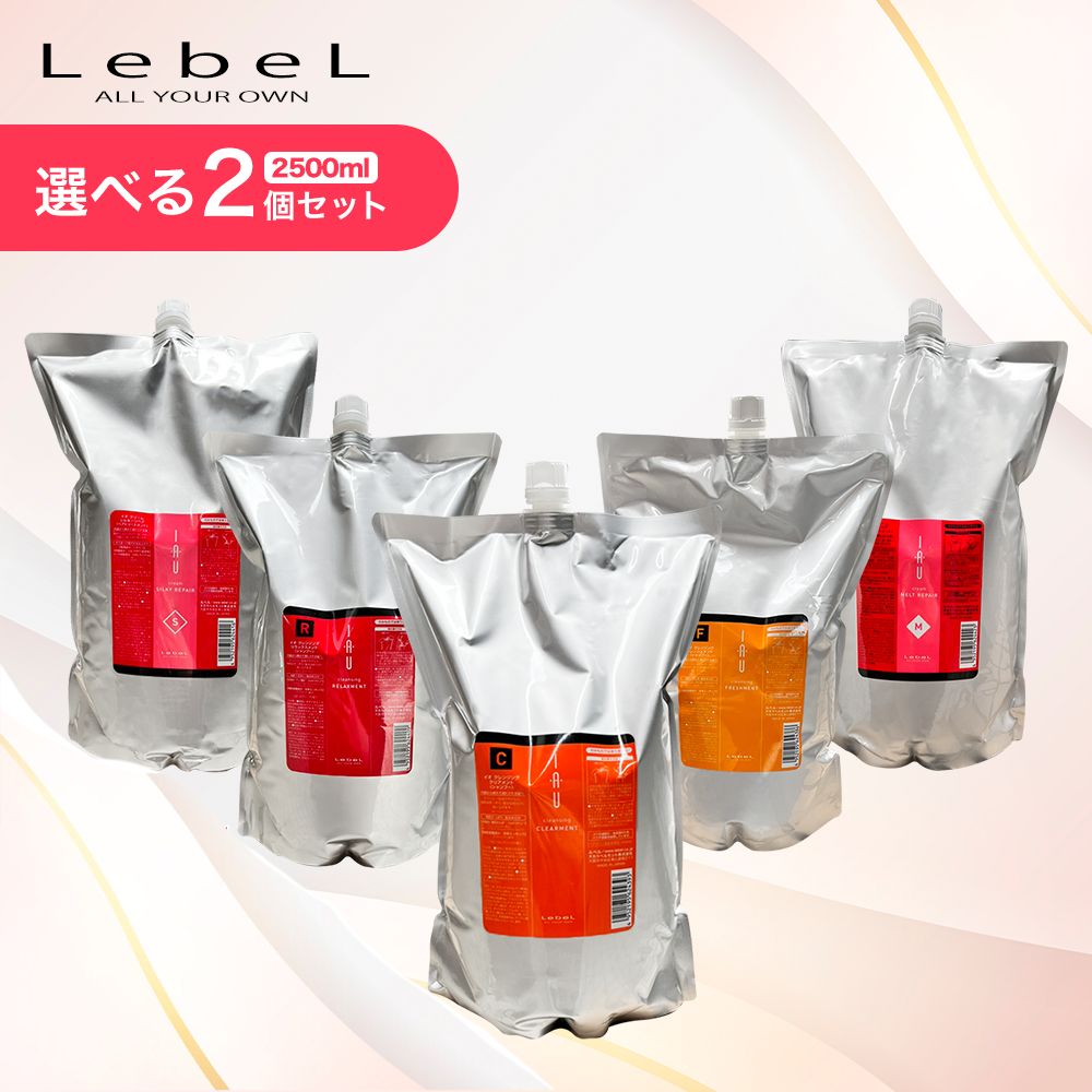 【選べる2本セット】イオ クレンジング＆クリーム 2500ml シャンプー トリートメント ホームケア 詰め替え