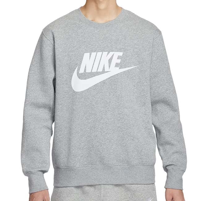 ナイキ(NIKE) 2025 HO メンズ CLUB クラブ GFX フリース クルー スウェット トレーナー FN3891-063ダークグレーヘザー×WH